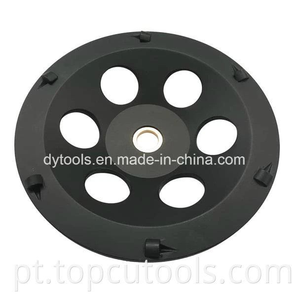 PCD Grinding Diamond Cup Wheels Disco para remoção de epóxi